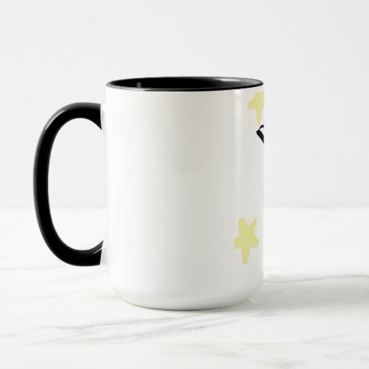 Cute Dog Mama cup design マグカップ (左)