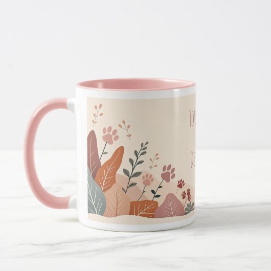 Cute Dog Mom Mug – Pet Lover Gift マグカップ (左)