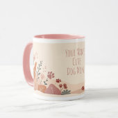 Cute Dog Mom Mug – Pet Lover Gift マグカップ (正面左)