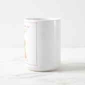 Cute Dog Mug Design コーヒーマグカップ (中央)