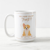 Cute Dog Mug Design コーヒーマグカップ (左)