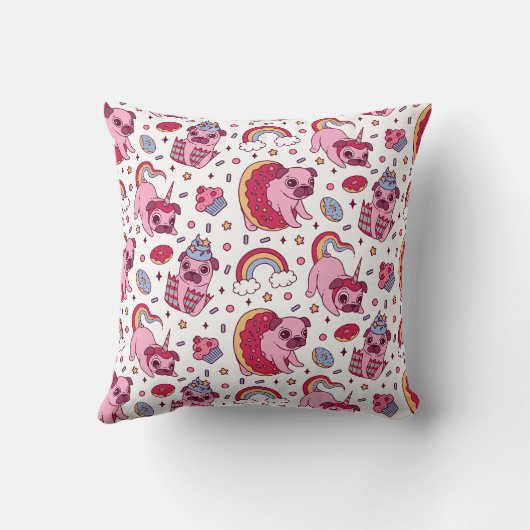 Cute dog pattern for dog lovers クッション (裏面)