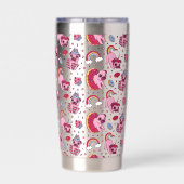 Cute dog pattern for dog lovers 保温保冷タンブラー (背面)