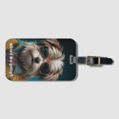 Cute Dog Photo ラゲッジタグ (正面横)