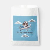 Cute Dog Pilot &Cessna Plane,Travel,First Birthday フェイバーバッグ (正面)