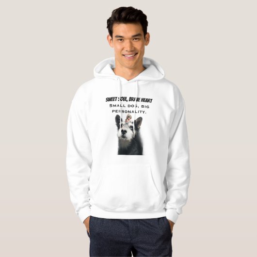 Cute Dog Portrait パーカ (正面フル)