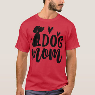 Cute dog quote owner mom puppy dogs animal pet wom tシャツ