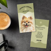 Cute Dog Sitter, Pet Groomer, Dog Walker 名刺