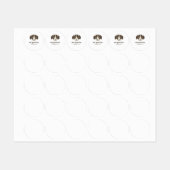 Cute Dog stickers ラベル (シート)