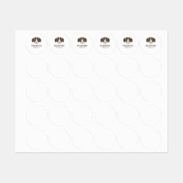 Cute Dog stickers ラベル