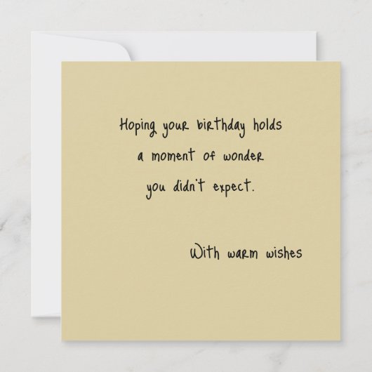 Cute Dog Sunflower Birthday Any Occasion Card (裏面)