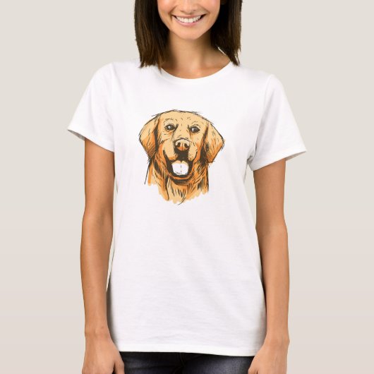 Cute dog tシャツ (正面)