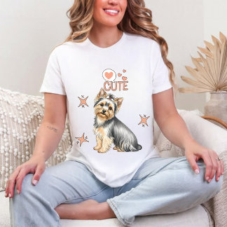 Cute dog T-shirt, gifts for her Tシャツ