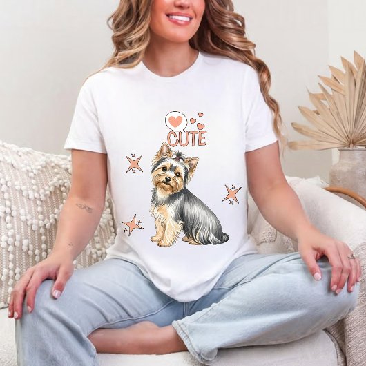 Cute dog T-shirt, gifts for her Tシャツ