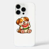 Cute Dog Watermelon Case-Mate iPhoneケース (裏面)