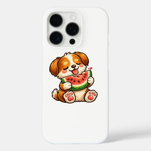 Cute Dog Watermelon Case-Mate iPhoneケース (裏面)