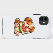 Cute Dog Watermelon Case-Mate iPhoneケース (裏面(横))