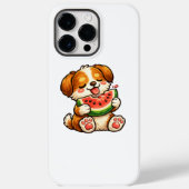 Cute Dog Watermelon Case-Mate iPhoneケース (裏面)