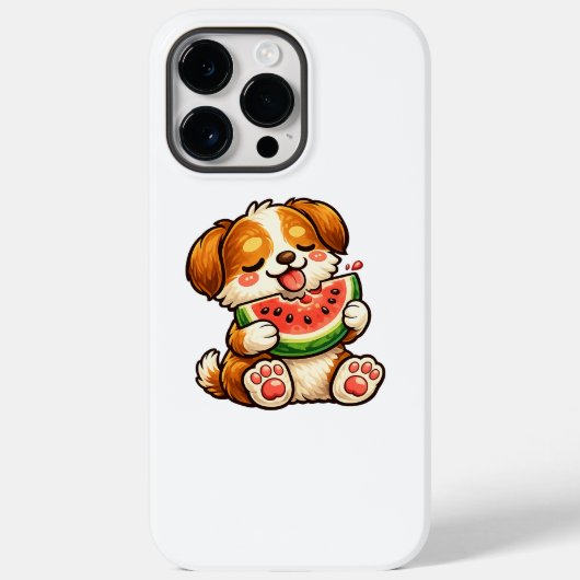 Cute Dog Watermelon Case-Mate iPhoneケース (裏面)
