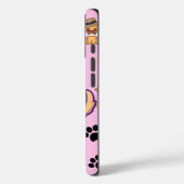 Cute Dog with Hat & Paw Pattern Case-Mate iPhoneケース (裏面 / 左)