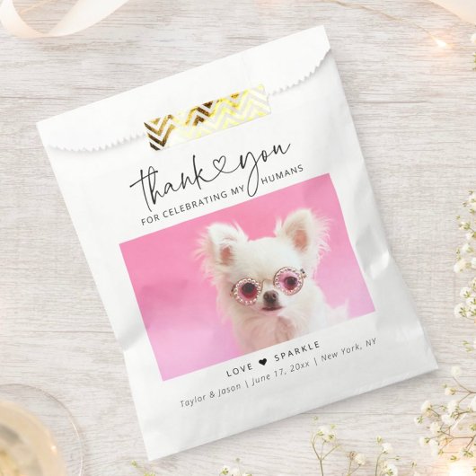 Cute Doggie Bag | Thank You Dog Wedding Favor Bag フェイバーバッグ
