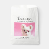Cute Doggie Bag | Thank You Dog Wedding Favor Bag フェイバーバッグ (正面)