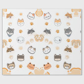 CUTE DOGS ラッピングペーパー (フラット)