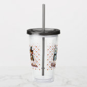 Cute Dogs as ghost, witch, & vampire  アクリルタンブラー (右)