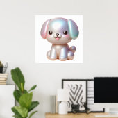 Cute Doll Aesthetic Wall Art Poster for Cozy Home  ポスター (ホームオフィス)