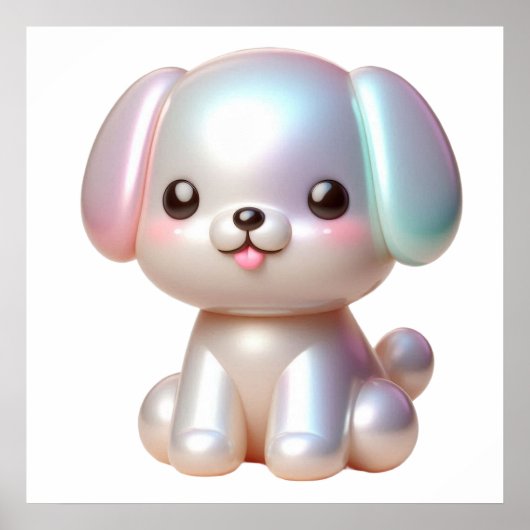 Cute Doll Aesthetic Wall Art Poster for Cozy Home  ポスター (正面)