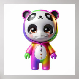 Cute Doll Character Wall Art Poster for Aesthetic  ポスター