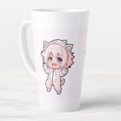 Cute Doll “In the Making” Design – Future Dream Gi カフェラテマグ (左アングル)