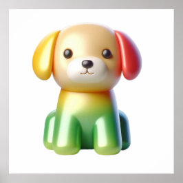 Cute Doll Room Decor Poster for Colorful Cozy Inte ポスター