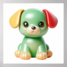 Cute Doll Wall Decor Poster for Cozy Kawaii Bedroo ポスター