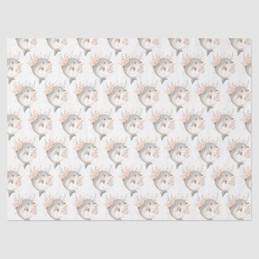 Cute Dolphin 薄葉紙 (正面)