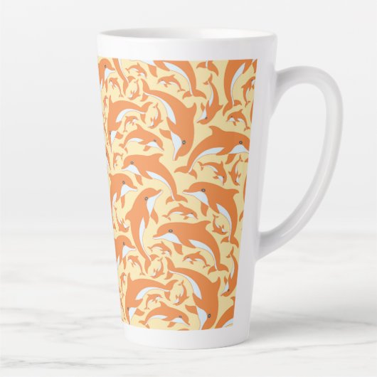 Cute Dolphins カフェラテマグ (右)