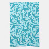 Cute Dolphins キッチンタオル (縦)