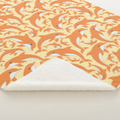 Cute Dolphins シェルパブランケット (3/4)