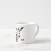 Cute Donkey saying Hi there, how're you doing. エスプレッソカップ (正面右)