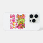 Cute Donut 100 Days Sprinkled With Fun School iPhoneケース (裏面横)