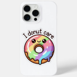 Cute Donut "I Donut Care" iPhone 15 Pro Max Case iPhone 15 Pro Maxケース
