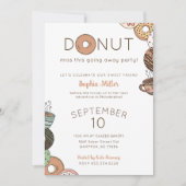 Cute Donuts Going Away Party Invitation 招待状 (正面)