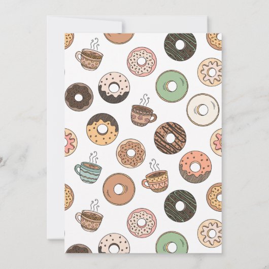 Cute Donuts Going Away Party Invitation 招待状 (裏面)