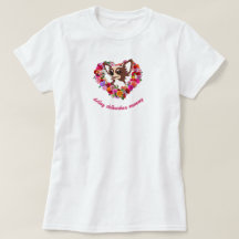 cute doting chihuahua mummy roses love heart