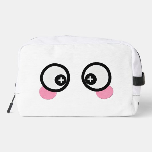 Cute Double-Sided Emoji Toiletry Bag ドップキット (裏面)