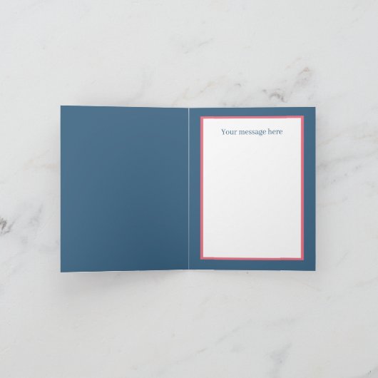 Cute doughnut shop customizable  カード (内部)