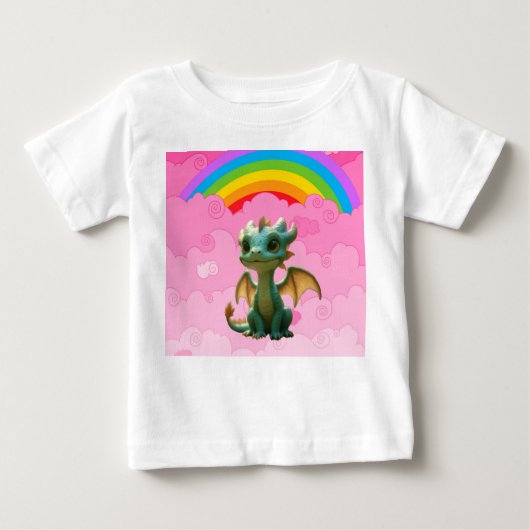 Cute Dragon ベビーTシャツ (正面)