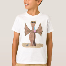 Cute Dragon at the Beach Kids Tシャツ