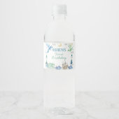 Cute Dragon Boy Birthday Water Bottle Label ペットボトルラベル (正面)