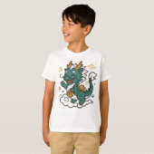 【Cute Dragon Kids T-Shirt】 Tシャツ (正面フル)